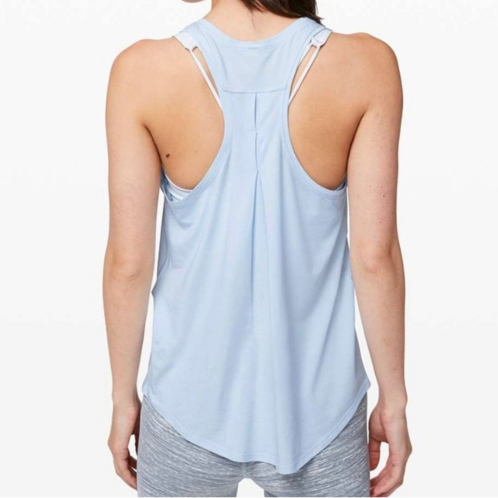 Lululemon Love Tank ~ Light Blue, Size 12 (LBB87)
